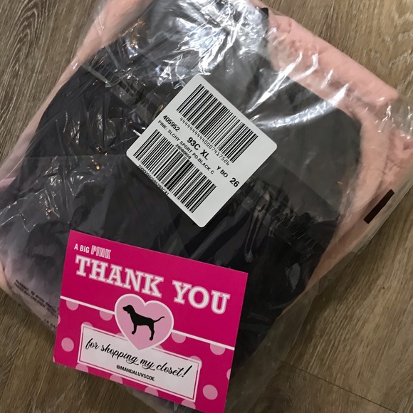 NEW💕VS PINK OMBRÉ SLOUCHY SPORT PULLOVER HOODIE - Picture 5 of 5